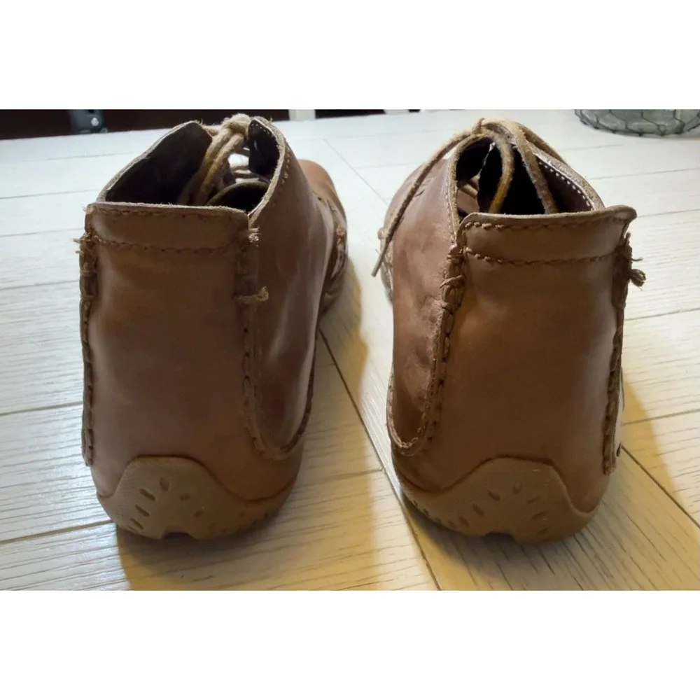 Merrell Men Apollo Autumn Tan Chukka Leather Lace Up Ankle Boots Vibram Sole 10